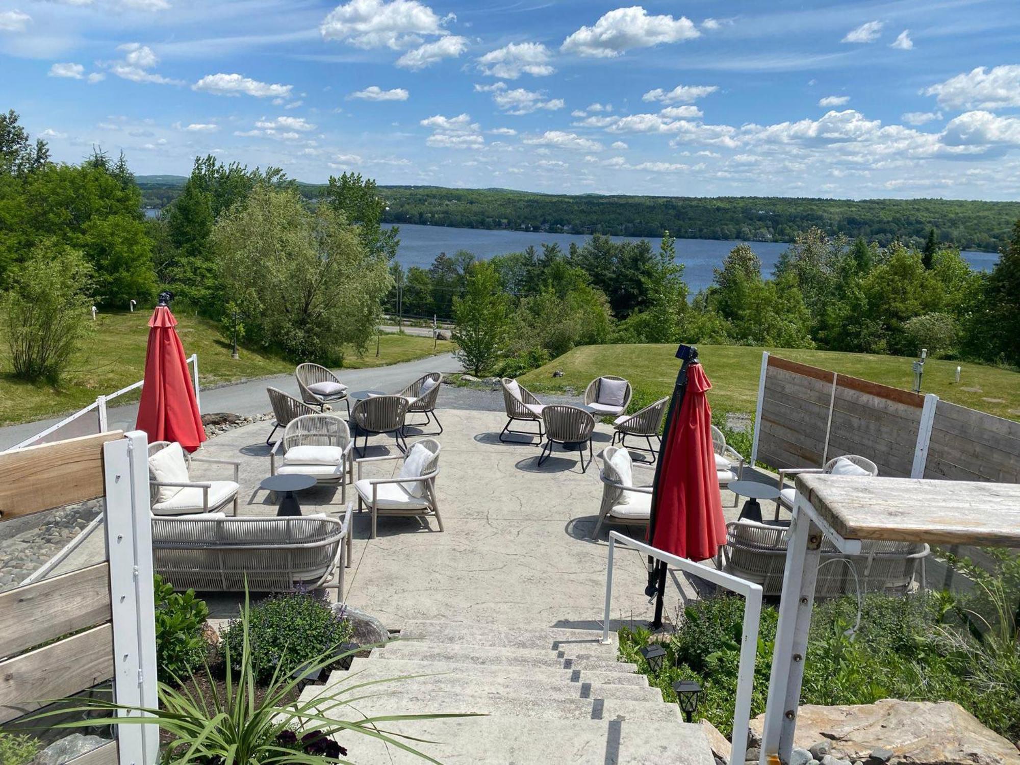 Location Au Sommet Du Lac Magog Ngoại thất bức ảnh