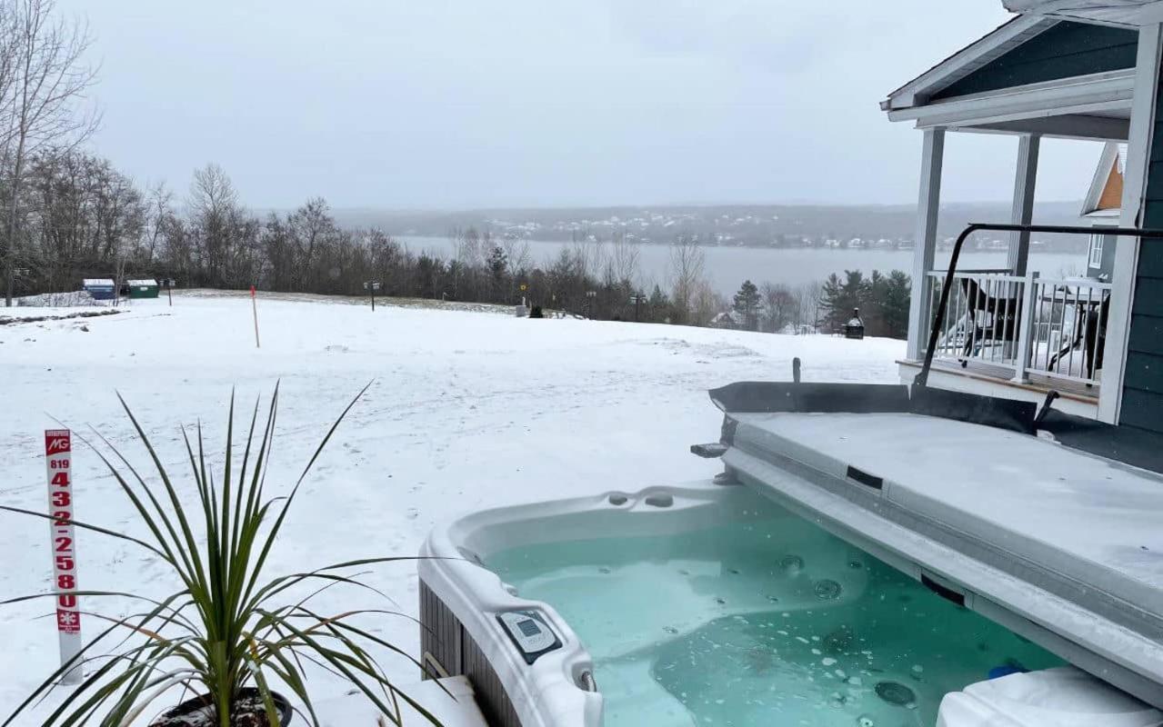 Location Au Sommet Du Lac Magog Ngoại thất bức ảnh